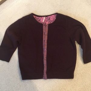 Free People mid sleeve cardigan
